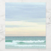 Étiquette Pour Bouteilles De Vin Destin Ocean Stationary (Étiquettes simples)