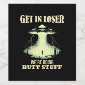 Étiquette Pour Bouteilles De Vin Devenez perdant - Nous faisons des trucs de Butt (Étiquettes simples)