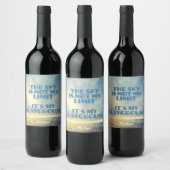 Étiquette Pour Bouteilles De Vin Devis Sky de nom personnalisé (Bouteilles)