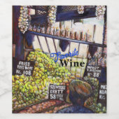 Étiquette Pour Bouteilles De Vin Dimensions de curiosité (Étiquettes simples)