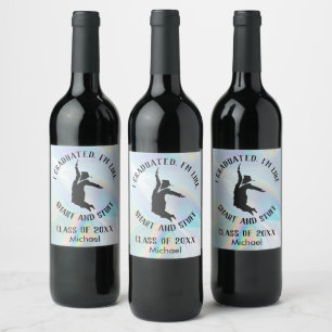 Étiquette Pour Bouteilles De Vin Diplôme d'études supérieures du collège personnali