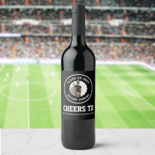 Étiquette Pour Bouteilles De Vin Diplôme en photo Masculine