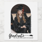 Étiquette Pour Bouteilles De Vin Diplôme photo Arché Moderne (Étiquettes simples)