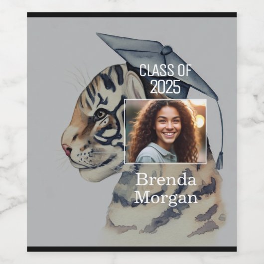 Étiquette Pour Bouteilles De Vin Diplôme unique (Étiquettes simples)