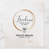 Étiquette Pour Bouteilles De Vin Divorce Wine Label (Étiquettes simples)