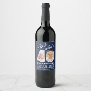 Étiquette Pour Bouteilles De Vin DIY Couleurs • Joyeux 40e Anniversaire 2 Photos