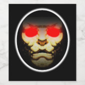 Étiquette Pour Bouteilles De Vin Djinn Rouge (Étiquettes simples)