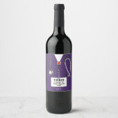 Étiquette Pour Bouteilles De Vin Docteur créatif (Devant)