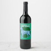 Étiquette Pour Bouteilles De Vin dog lover (Devant)