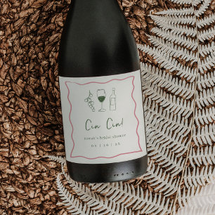 Étiquette Pour Bouteilles De Vin Dolce Vita Enterrement de Vie de Jeune Fille