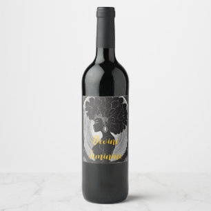 Étiquette Pour Bouteilles De Vin Domaine de Devine Feminine