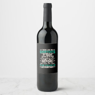Étiquette Pour Bouteilles De Vin Don comptable À Appeler Un Comptable