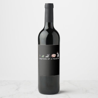 Étiquette Pour Bouteilles De Vin Don de chien | Évolution D'Un Français