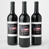 Étiquette Pour Bouteilles De Vin Donald Trump - Quel âne ? (Bouteilles)