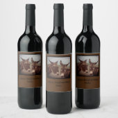Étiquette Pour Bouteilles De Vin Double Âne (Bouteilles)