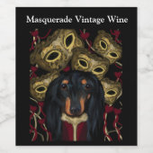 ÉTIQUETTE POUR BOUTEILLES DE VIN DOXIE (Étiquettes simples)