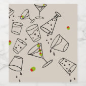 Étiquette Pour Bouteilles De Vin Drinks Wine Label (Étiquettes simples)