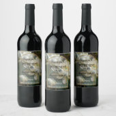 Étiquette Pour Bouteilles De Vin Drôle Artistic Floral Retraite (Bouteilles)