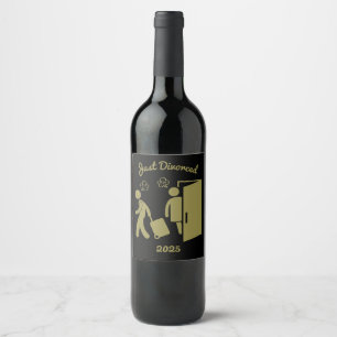Étiquette Pour Bouteilles De Vin Drôle Divorce Sympathy Dons