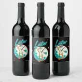 Étiquette Pour Bouteilles De Vin Drôle Gecko Plus Tard (Bouteilles)