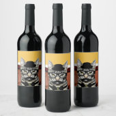 Étiquette Pour Bouteilles De Vin Drôle : Sir Cat (Bouteilles)