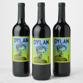 Étiquette Pour Bouteilles De Vin Dylan Thomas Welsh Poet (Bouteilles)