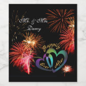 Étiquette Pour Bouteilles De Vin Editable - Heureusement toujours après avec Firewo (Étiquettes simples)