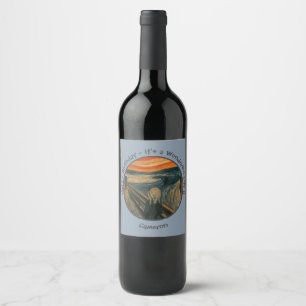Étiquette Pour Bouteilles De Vin Edvard Munch La Collection Scream Party Items