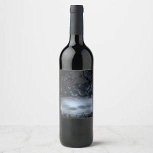 Étiquette Pour Bouteilles De Vin Effacement brillant