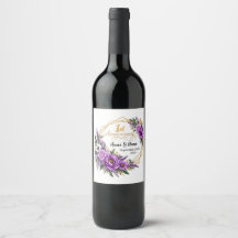 Élégant floral doré 1re année d'anniversaire