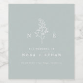 Étiquette Pour Bouteilles De Vin Élégant Mariage d'âge minimum pour la feuille de m (Étiquettes simples)