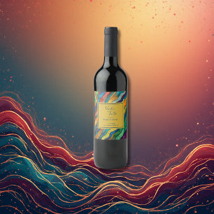 Étiquette Pour Bouteilles De Vin Elégant mariage de destination africaine opulente