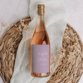 Étiquette Pour Bouteilles De Vin Élégant Mariage de Parties scintillant en argent D