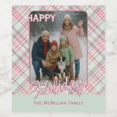 Étiquette Pour Bouteilles De Vin Élégant Motif plat rustique élégant (Étiquettes simples)