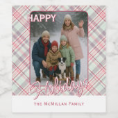 Étiquette Pour Bouteilles De Vin Élégant Motif plat rustique élégant (Étiquettes simples)