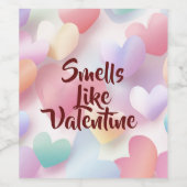 Étiquette Pour Bouteilles De Vin Elegant Romantic Valentine Wine Label for Couples (Étiquettes simples)