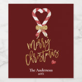 Étiquette Pour Bouteilles De Vin Elégante Parties scintillant moderne or Joyeux bon (Étiquettes simples)