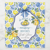 Étiquette Pour Bouteilles De Vin Elle A Trouvé Sa Fête des mariées De Squeeze (Étiquettes simples)