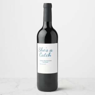 Étiquette Pour Bouteilles De Vin Elle est un nom de weekend de célibataire à la mod