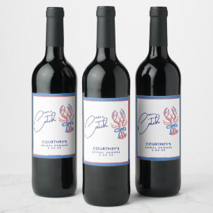Étiquette Pour Bouteilles De Vin Elle est un trésor Réception de mariage de la côte