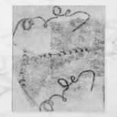 Étiquette Pour Bouteilles De Vin Emboss aveugle (Étiquettes simples)