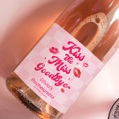 Étiquette Pour Bouteilles De Vin Embrasse la demoiselle d'adieu Enterrement de vie