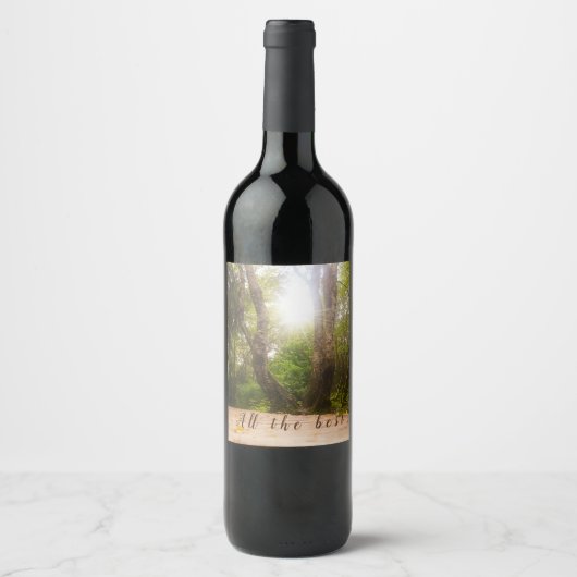 Étiquette Pour Bouteilles De Vin En route... (Devant)