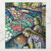 Étiquette Pour Bouteilles De Vin Encelade (Étiquettes simples)