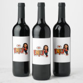 ÉTIQUETTE POUR BOUTEILLES DE VIN ENFJ (Bouteilles)
