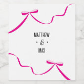 Étiquette Pour Bouteilles De Vin Ensemble d'étiquettes de nourriture et de boisson (Étiquettes simples)