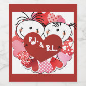 Étiquette Pour Bouteilles De Vin Ensemble d'étiquettes de nourriture et de boisson  (Étiquettes simples)