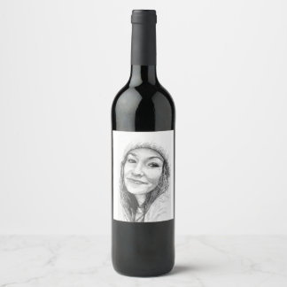 Étiquette Pour Bouteilles De Vin Ensemble d'étiquettes de nourriture et de boisson 