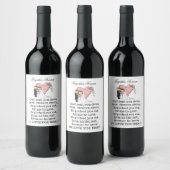 Étiquette Pour Bouteilles De Vin Ensemble pour toujours (Bouteilles)
