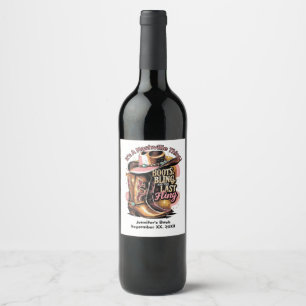 Étiquette Pour Bouteilles De Vin Enterrement de vie de jeune fille à Nashville